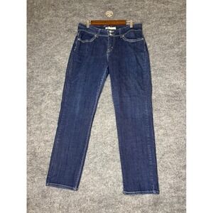Levis 529 Curvy Skinny Leg Jeans Dark Wash Indigo Blue W32 Womens 14M